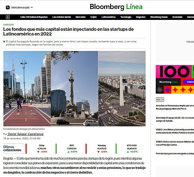 Los fondos que ms capital estn inyectando en las startups de Latinoamrica en 2022